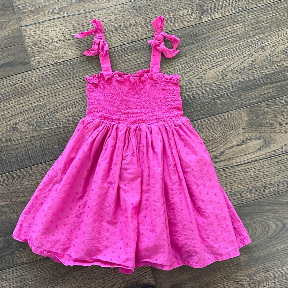 Crown & Ivy 2T pink polka dot dress